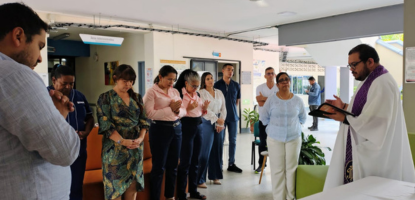 Comunidad amigoniana inició la Cuaresma con la imposición de la ceniza